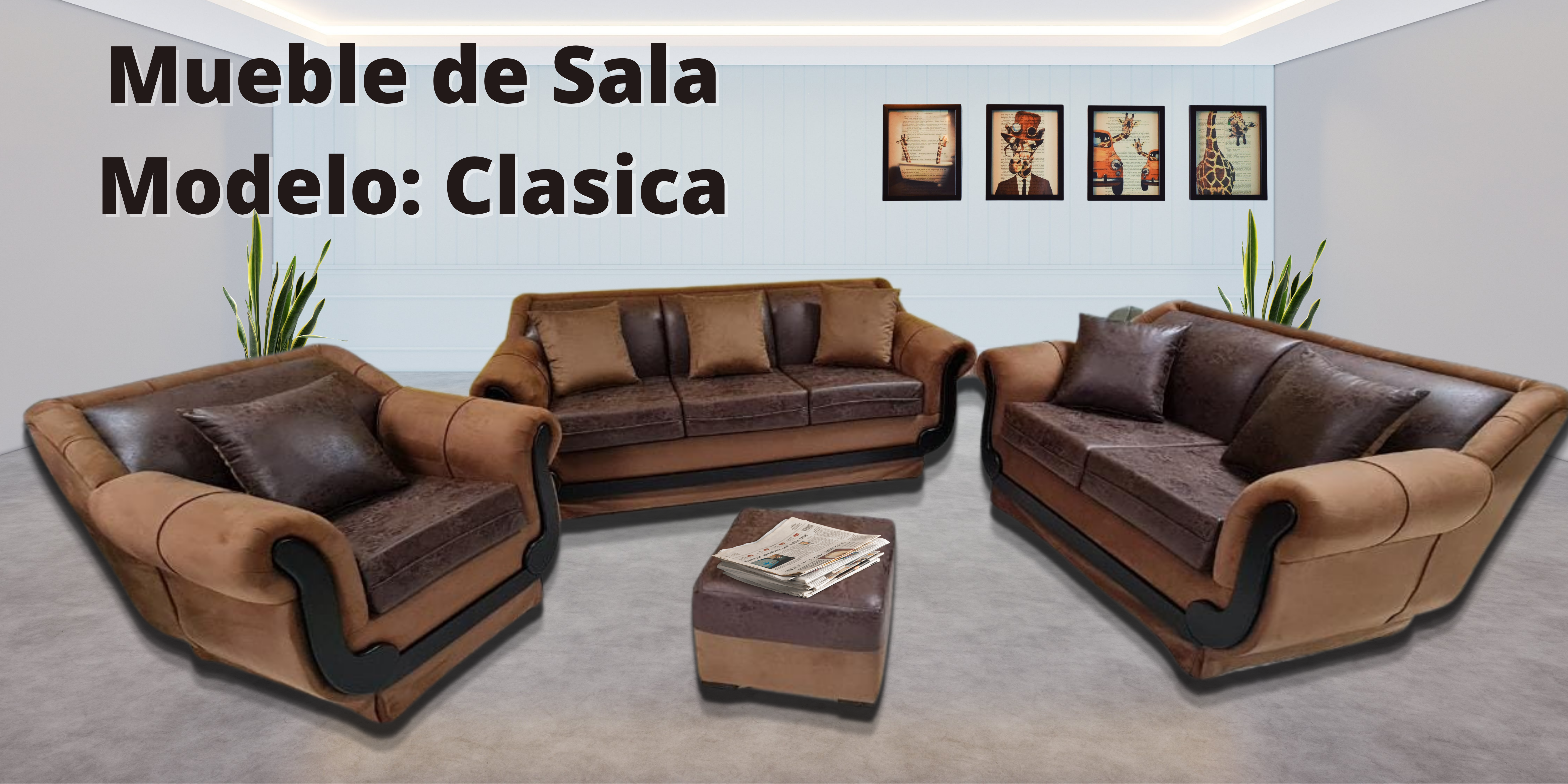 MUEBLE DE SALA CLASICA